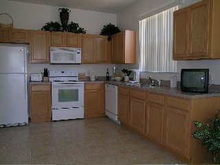 Orlando villa rental - kitchen with all the Amenities